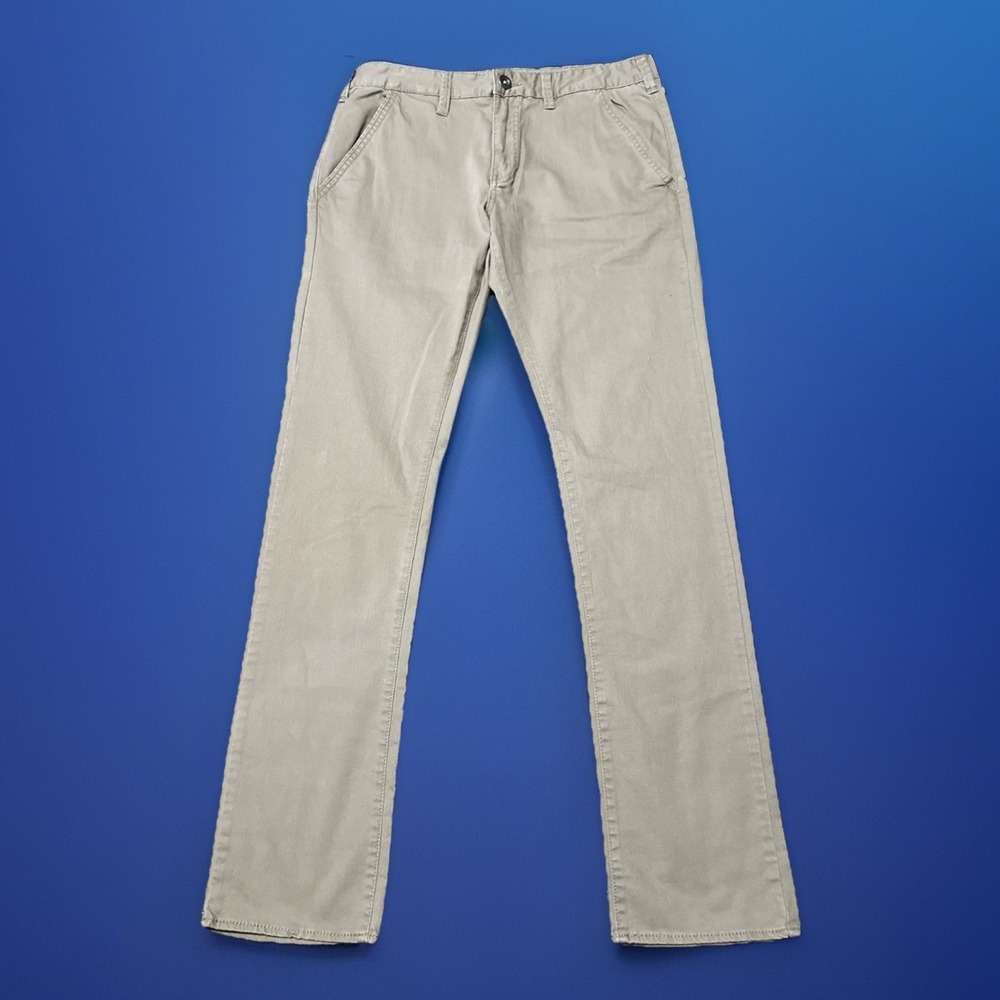BKE Jeans Jake Narrow Leg Men's Size 32L‎ Stretch Beige 34x34